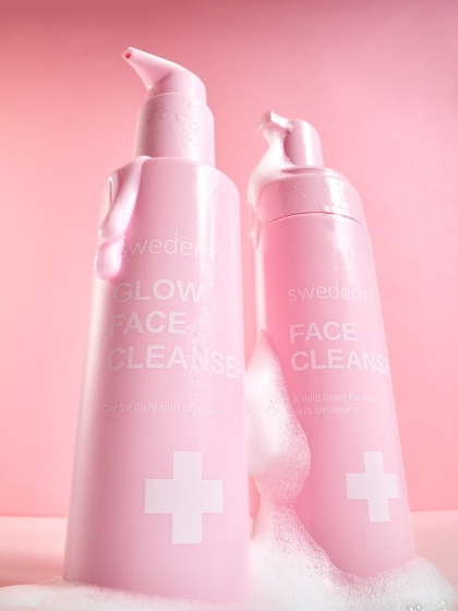SWEDERM FACE CLEANSER + GLOW FACE CLEANSER 